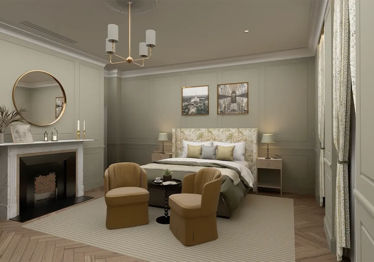 Cathedral Hotel First floor bedroom